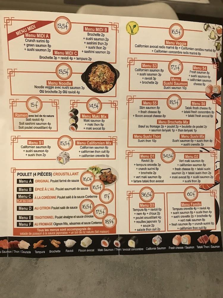 Sushi et plus - Menu Image 1