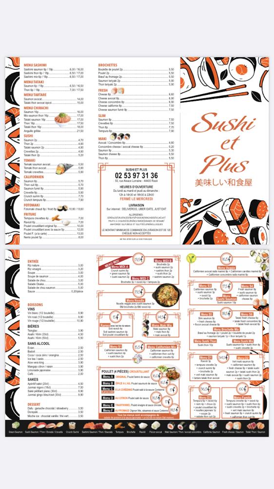 Sushi et plus - Menu Image 3